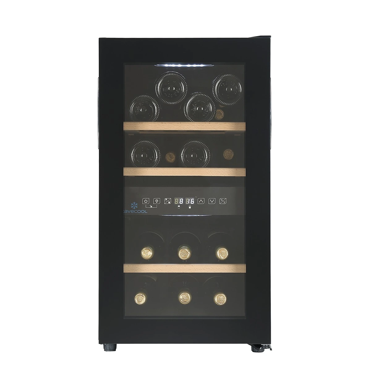 JBOY16ページ Joy Azurite - 16 bottles - Dual zone - Black | Wineandbarrels
