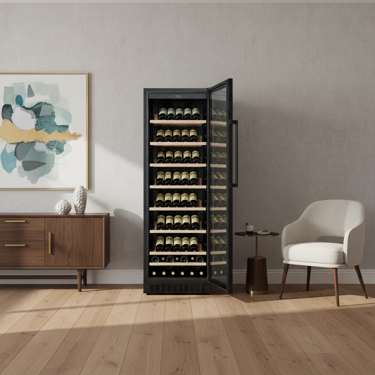 Ideal Emerald Display - 97 bottles - Multizone | Wineandbarrels